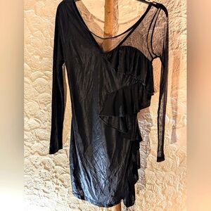 All black mini dress size medium